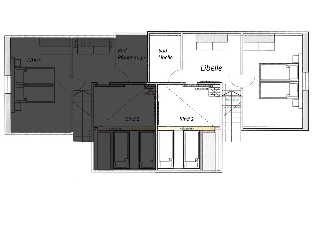 wohnung libelle mit grundrisszeichnung etage 2