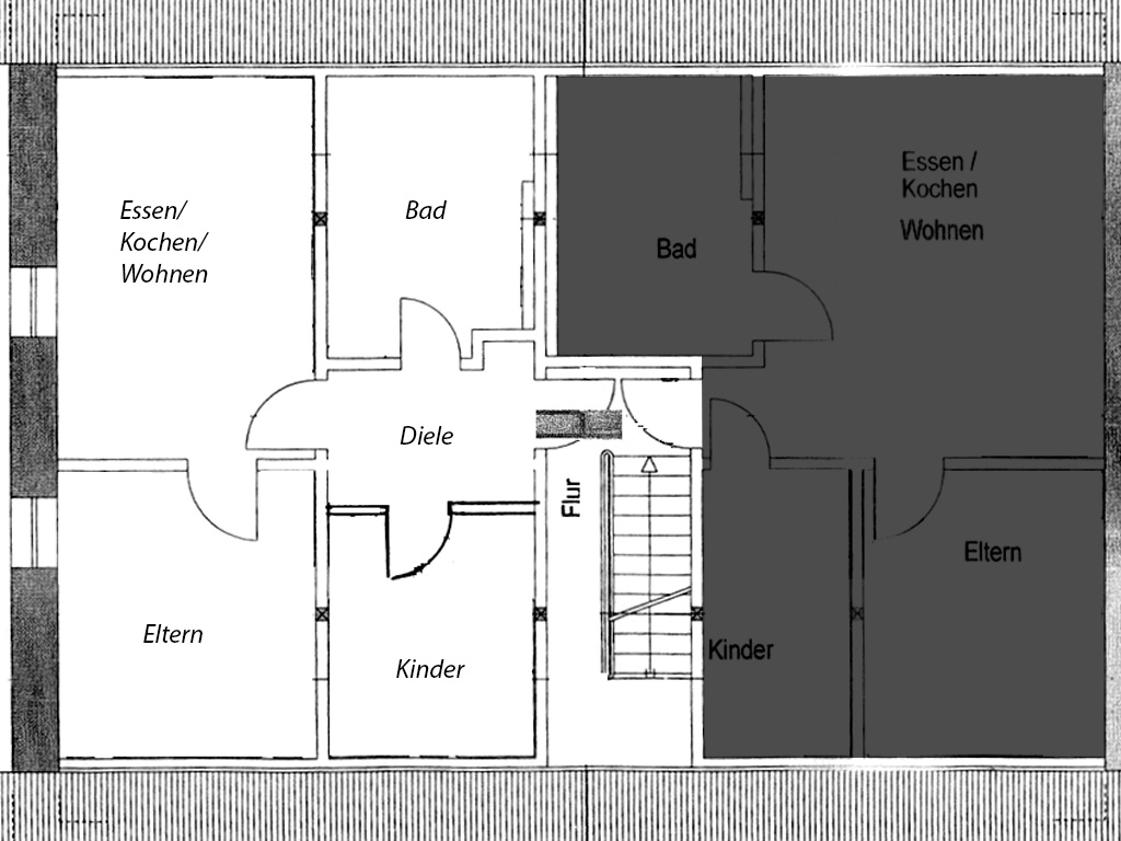 grundrisszeichnung bauernhaus_holunderblüte